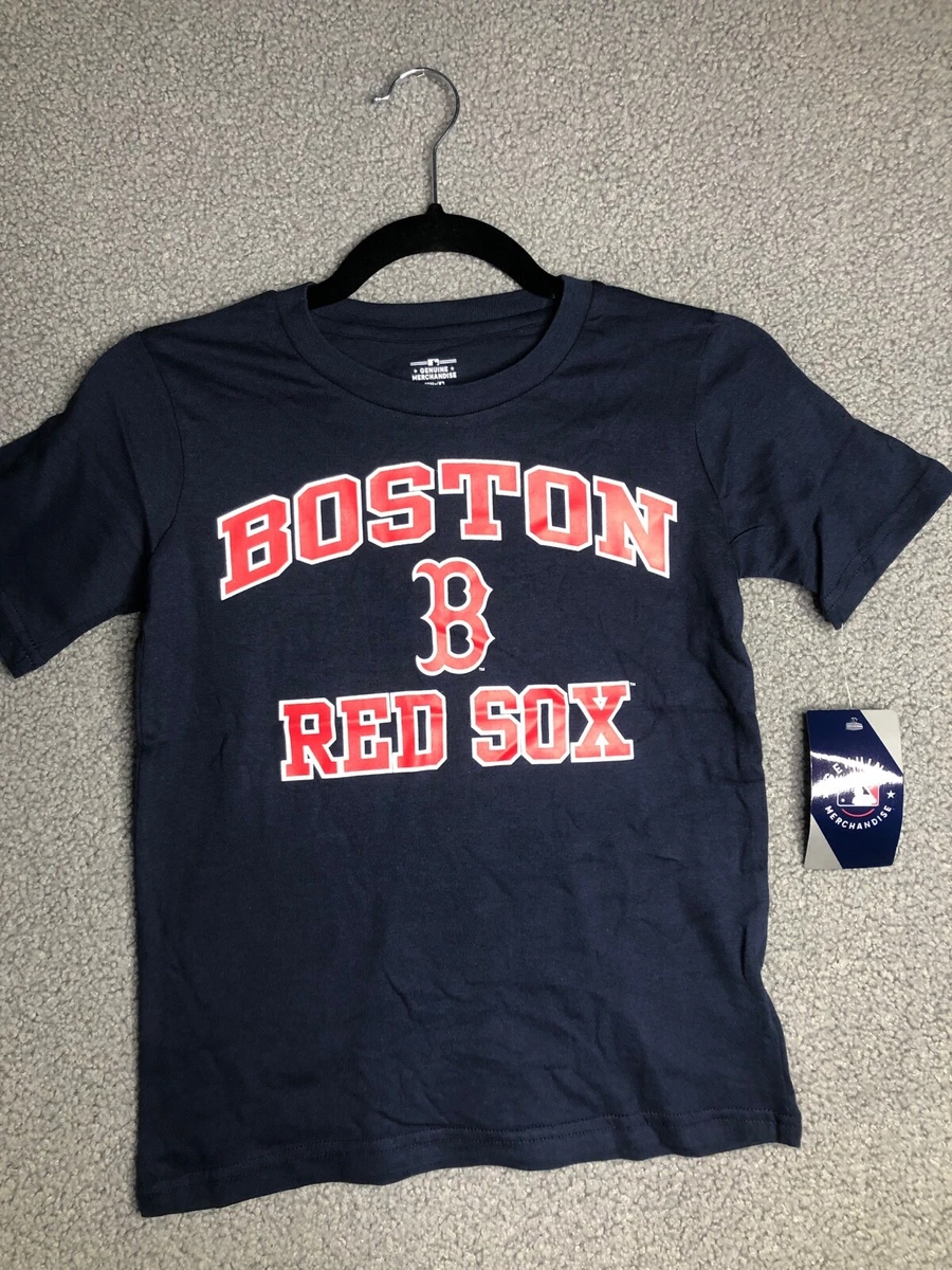 genuine merchandise Boston Red Sox Shirt kids youth boys S M L XL