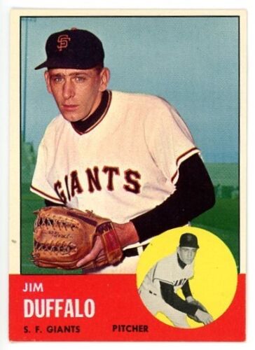 1963 Topps #567 Jim Duffalo fast neuwertig roh