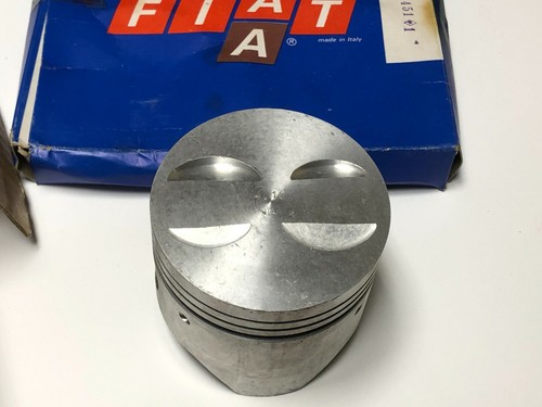 Fiat 130 2800 CC Piston Set 4.10 with Rings Kolben Genuine NOS - Picture 2 of 7