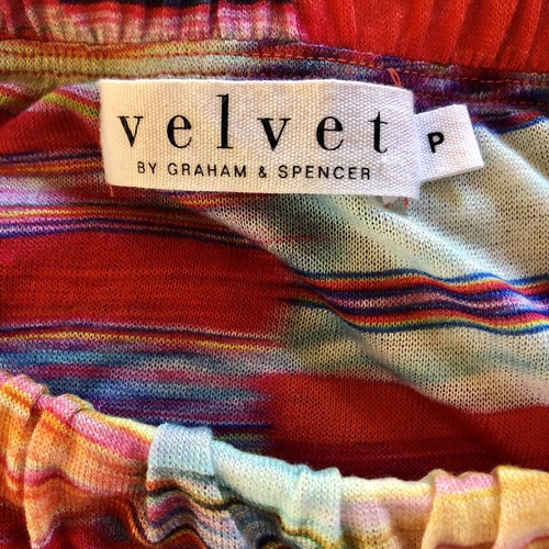 Velvet By Graham and Spencer Biaritz Dress Strapless Size XS Hi Low Colorful - Picture 7 of 10