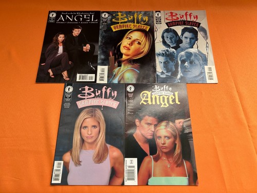 BUFFY VAMPIRE SLAYER & ANGEL 7 PHOTO VARIANTS - DARK HORSECOMICS FN/VF LOT - Picture 2 of 4