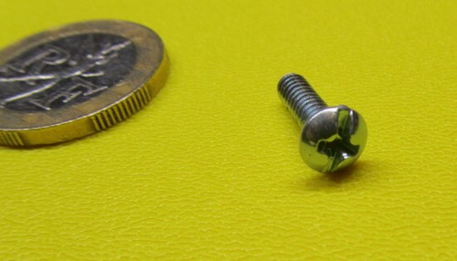 Zinc Plated Round Head Combination Drive Machine Screw 6-32 x 1/2", 200 pcs - Picture 2 of 11