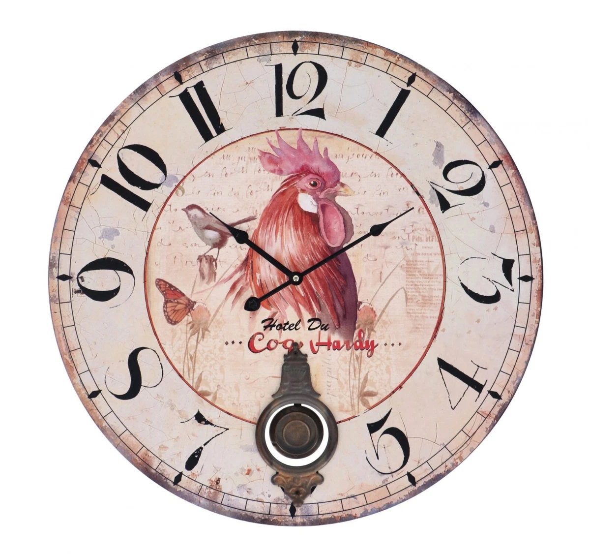 Horloge murale moderne façon bois : La Boutique de la Pendule Horloge murale moderne façon bois : La Boutique de la Pendule
