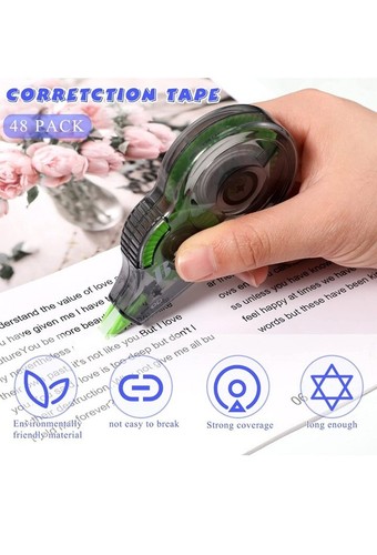 24 Pcs Correction Tape Eraser Correction Correction Wide Tape Easy to Use... - Picture 3 of 6