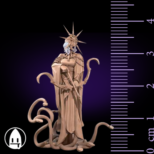 Gwen, the Dark Sun Bite the Bullet DnD 28mm 32mm 35mm D&D RPG Mini 3D Printed - Picture 2 of 9