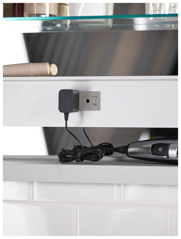 Kohler 99007TLCNA 24x30 Lighted Medicine W/ Outlet, Swing out