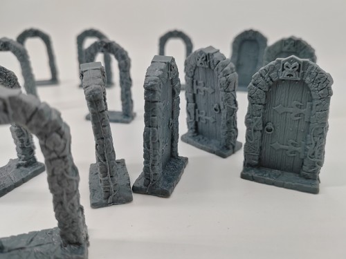 HeroQuest Complete DOOR Set NEW x21 Core Game Miniatures Avalon Hill 2021 - Picture 7 of 7