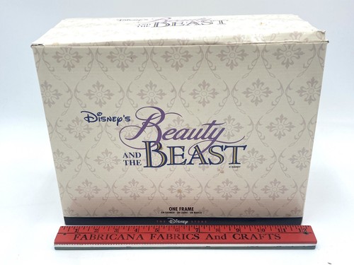 De colección Disney La Bella y la Bestia Bella en Biblioteca Raro Marco de Fotos Años 90 Nuevo - Imagen 6 de 17
