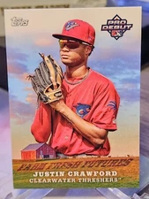 2023 Topps Pro Debut Justin Crawford Farm Fresh Futures. FF-10. Threshers