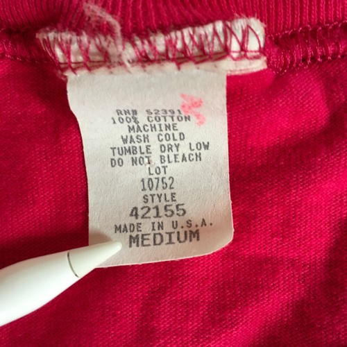 Grateful Dead Bertha Logo T-Shirt Pink LS Crew Neck Cotton Medium - Picture 6 of 7