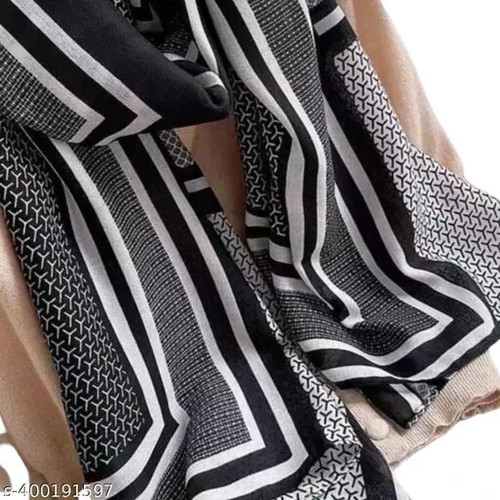 Beautiful Viscose Alluring Women Digital Printed scarf - Picture 4 of 4