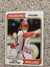 STEVE CARLTON PHILADELPHIA PHILLIES 1974 TOPPS CARD #95