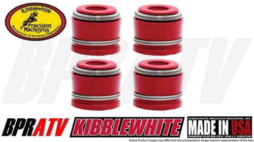 Juego de 4 cuatro sellos de vástago de válvula Viton blanco croquetas Suzuki DRZ400 DRZ 400 E S SM - Imagen 7 de 17