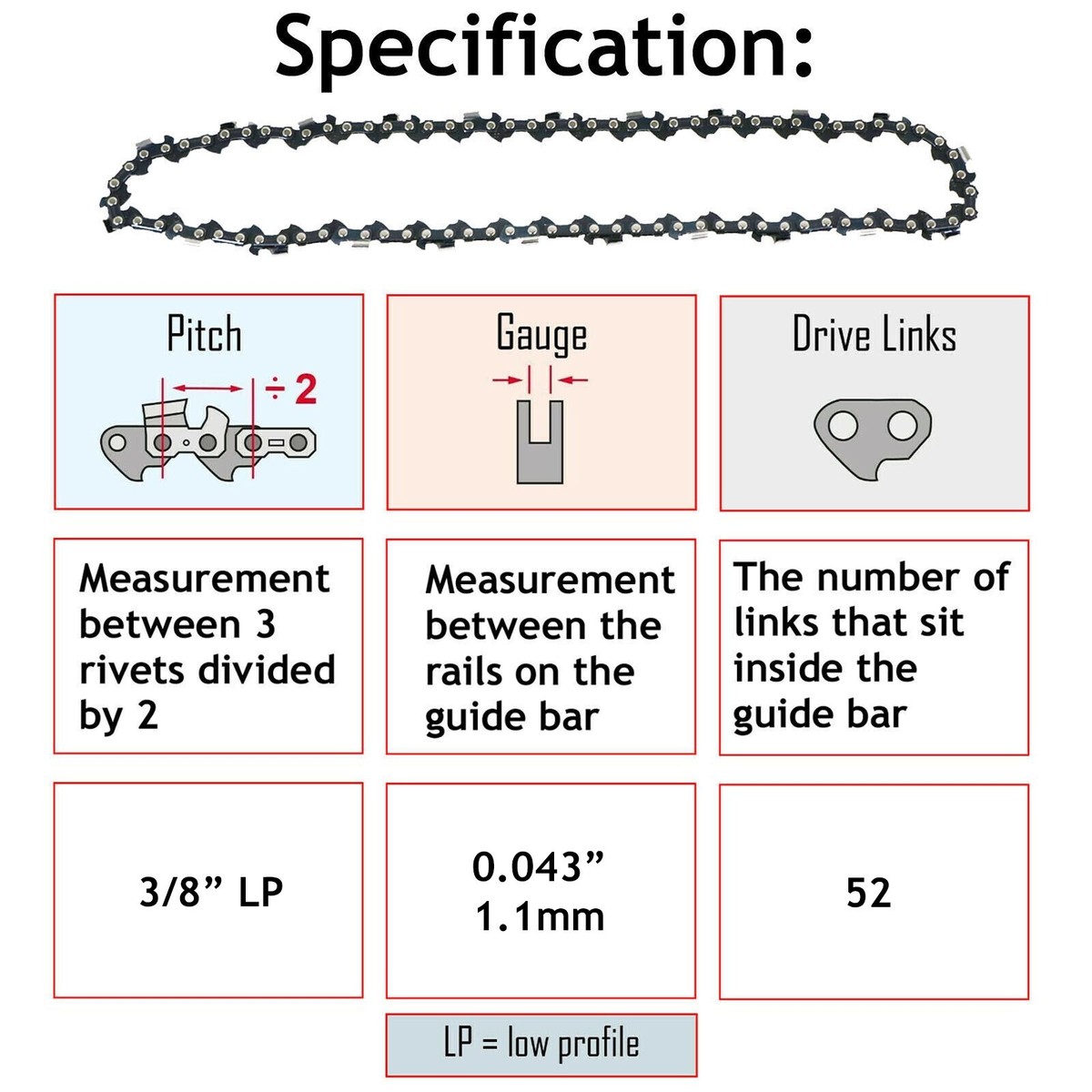 Ryobi 2024 ry40502 chain