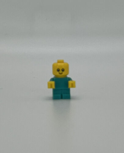NUEVO ORIGINAL LEGO Minifigura Turquesa Azulada Baby GENUINA - Imagen 2 de 3