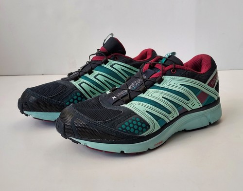 Salomon Women's X Mission 2 Running Shoe City Trail Purple Blue Size 8 EU 40 EUC - Picture 2 of 15