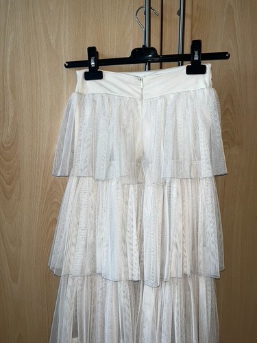 Pink Tulle Layered Ruffled Cullote Trousers New Size 6 Summer Party Boho - Picture 11 of 11
