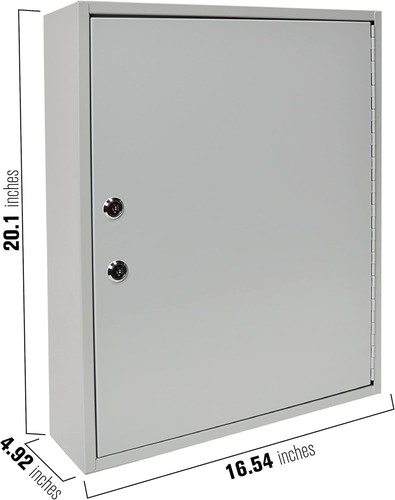 STEELMASTER 200 Key Cabinet | Dual Lock Control Key Box | Welded 22 Gauge Steel - Picture 2 of 7
