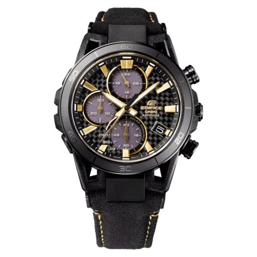 Edifice Casio 50th Anniversary Black Gold Limited Edition Watch EFS-S640ZE-1A - Picture 2 of 5