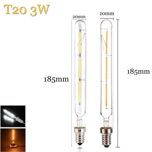 T20 LED Bulb 3W 4W 6W Tungsten Christmas Living White For Lights Lighting Light - Picture 4 of 4