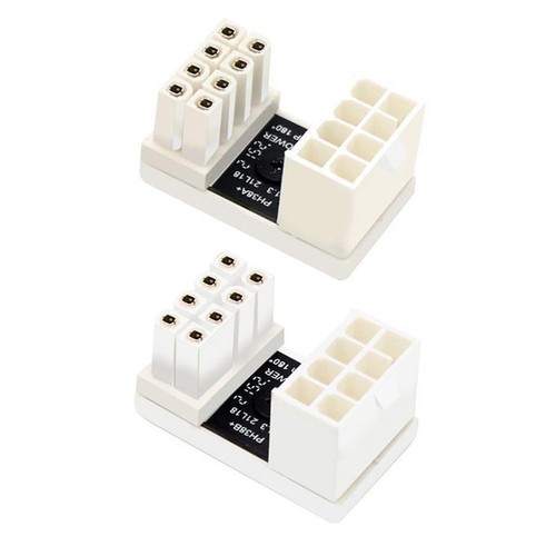 180-Grad-8-Pin-Adapter Desktop-Computer U-förmig für Grafikkarte (8PIN RVS) - Bild 9 von 11