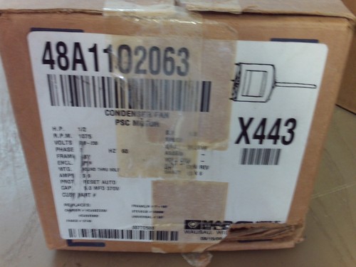 Marathon Electric 48A1102063 X443 Kondensator Lüftermotor 1/2 PS #1B-1369-E12 - Bild 1 von 2