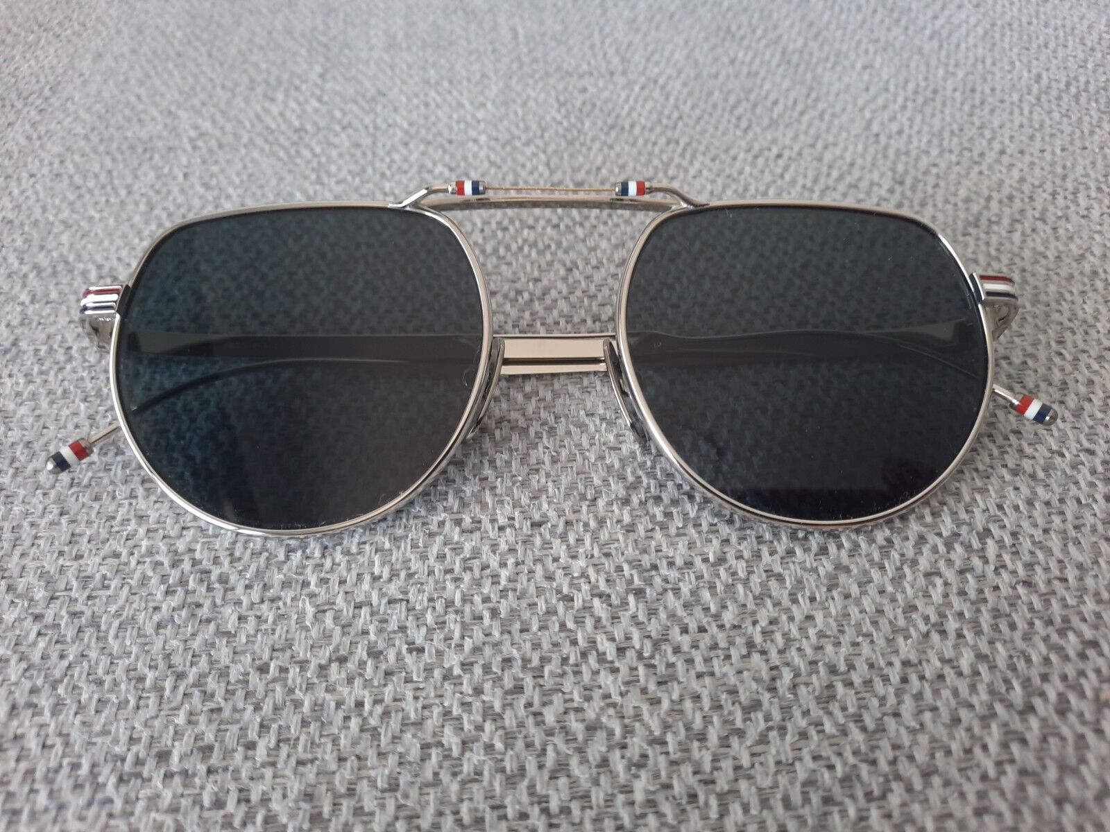 Sunglasses Thom Browne TBS 917 01 Silver Authentic for sale online