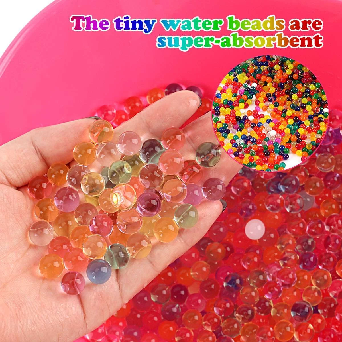 Jumbo Magic Water Beads Expanding Large Gel Balls Home Decoration Non Toxic  Aqua