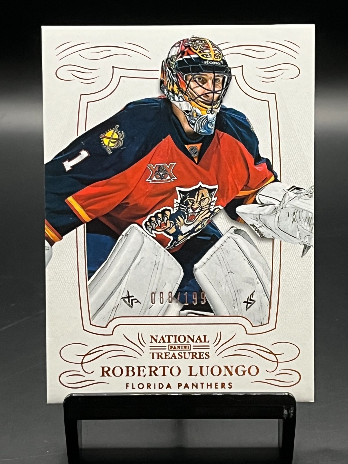 2013-14 National Treasures Hockey Roberto Luongo #17 Base /199