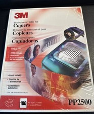 Brand New 3M PP2500 Transparency Film for Copier 100 sheets 8.5” x 11”