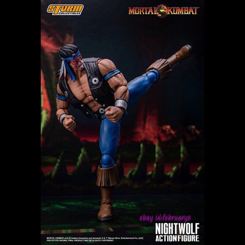 New Storm Toys 1/12 DCMK16 Mortal Kombat Nightwolf Action Figures Gift - Picture 4 of 23