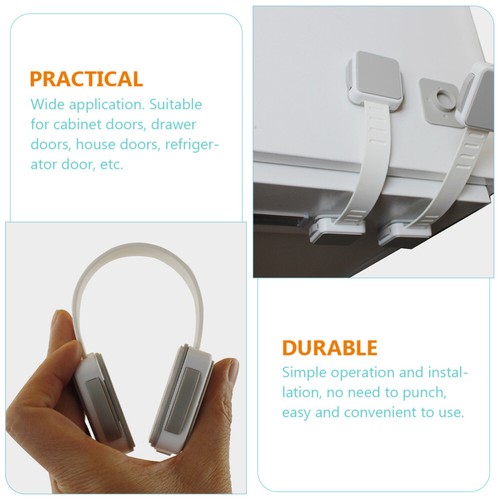 5 Count Einklemmschutz Baby Sicherheitsschlösser Für Babyschränke - Bild 3 von 12