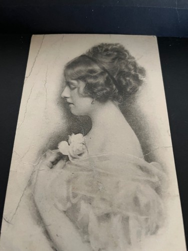 Photo of Young Lady Posted Greeting Postcard Jennings Kansas 1910 - Picture 2 of 5