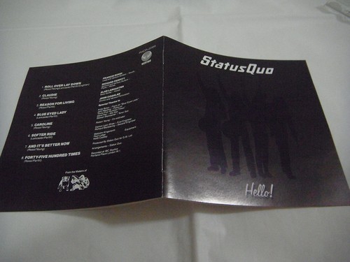STATUS QUO-Hello! JAPAN 1st.Press w/OBI AC/DC Motorhead Iron Maiden Thin Lizzy - Picture 5 of 7
