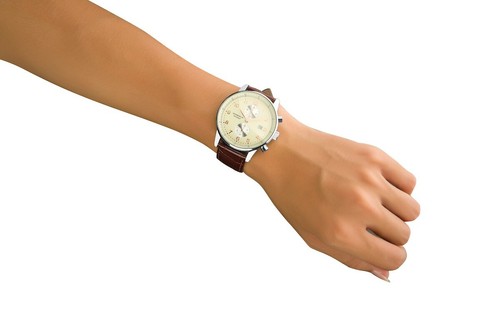 Herrenuhr, dünne Chronograph Uhr, Grandeur OSC051 - Bild 12 von 19