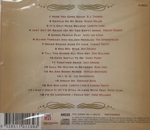 Classic Country, Country Lovin, Various Artists (2007) CD, New & Sealed - Foto 5 di 5