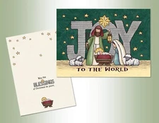 LPG PERFORMING ARTS BOXED CHRISTMAS CARD SET JOY Set of 18 cards