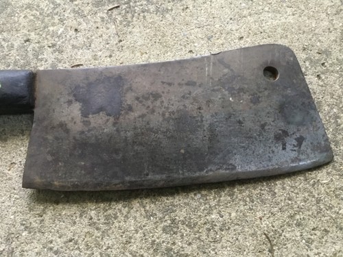 Antique 1837 Buffalo New York L&IJ White Meat / Bone Butchers Cleaver 79-9 Model - Picture 7 of 12