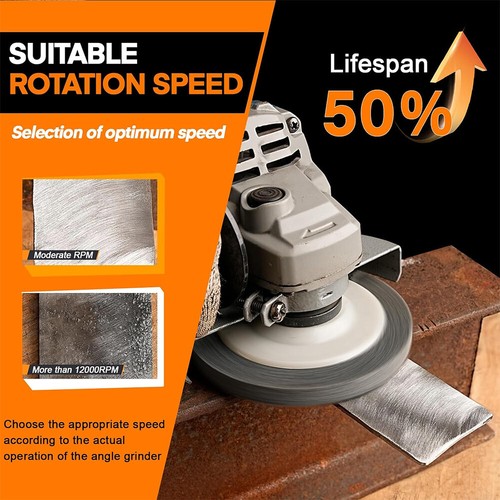 4/4.5/5'' Nylon Fiber Polishing Buffing Wheel Abrasive Pad F Angle Grinder Tool - Picture 4 of 6