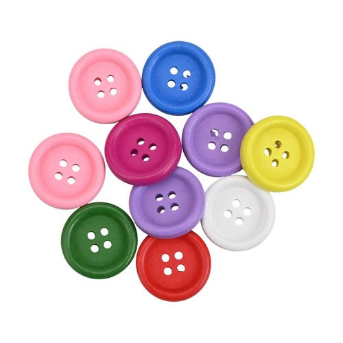 Buttons Set Sewing Craft 10pcs 12/15/20/25/30/40mm 4 Holes Buttons Sewing - Picture 20 of 50