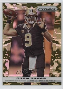 2013 Panini Prizm Target Camo Prizm Drew Brees #140