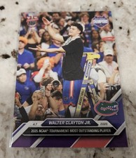 2024-25 TOPPS BOWMAN U NOW #109 WALTER CLAYTON JR.  NUMBERED /25 PURPLE PARALLEL