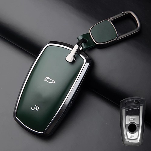 Zinc Alloy Leather Car Key Case Cover For BMW 1 2 3 4 5 6 7 X2 X3 X4 X5 F10 F30 - Picture 5 of 16