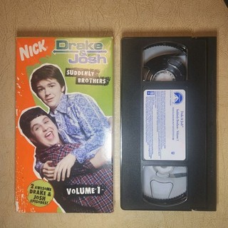 Drake & Josh VHS Suddenly Brothers Volume 1 2005 Tested Nickelodeon Tape