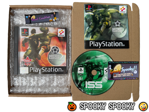 ISS Pro Evolution PS1 - UK PAL GC - Hochwertige Verpackung - Sendungsverfolgung
