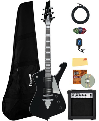 #ad Ibanez PS60 Paul Stanley Electric Guitar Black w Amplifier $519.99
