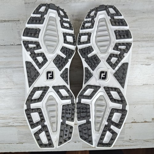 FOOTJOY FJ MyJoys BOA Golfschuhe weiß/grau/schwarz 7,5 Herren Slipper schmale Weite - Bild 7 von 8
