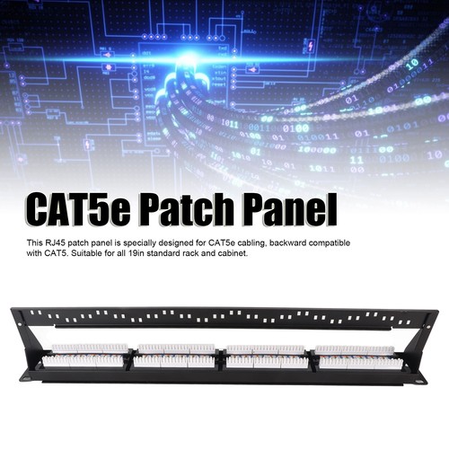 RJ45 Through Coupler 24 Ports Anti Interference 10G Ethernet Supported CAT5e NEW - Afbeelding 10 van 12