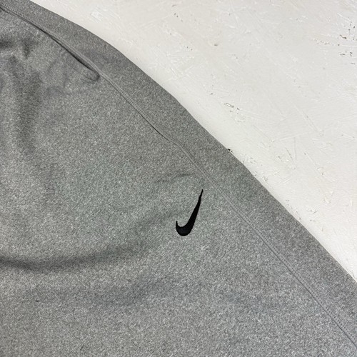 Nike Therma Fit Track Pants Men’s Size XL Grey Fleece Lined Straight Fit Joggers - Picture 7 of 14