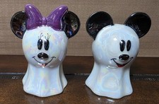 DISNEY Mickey & Minnie Mouse Ghost Salt & Pep...